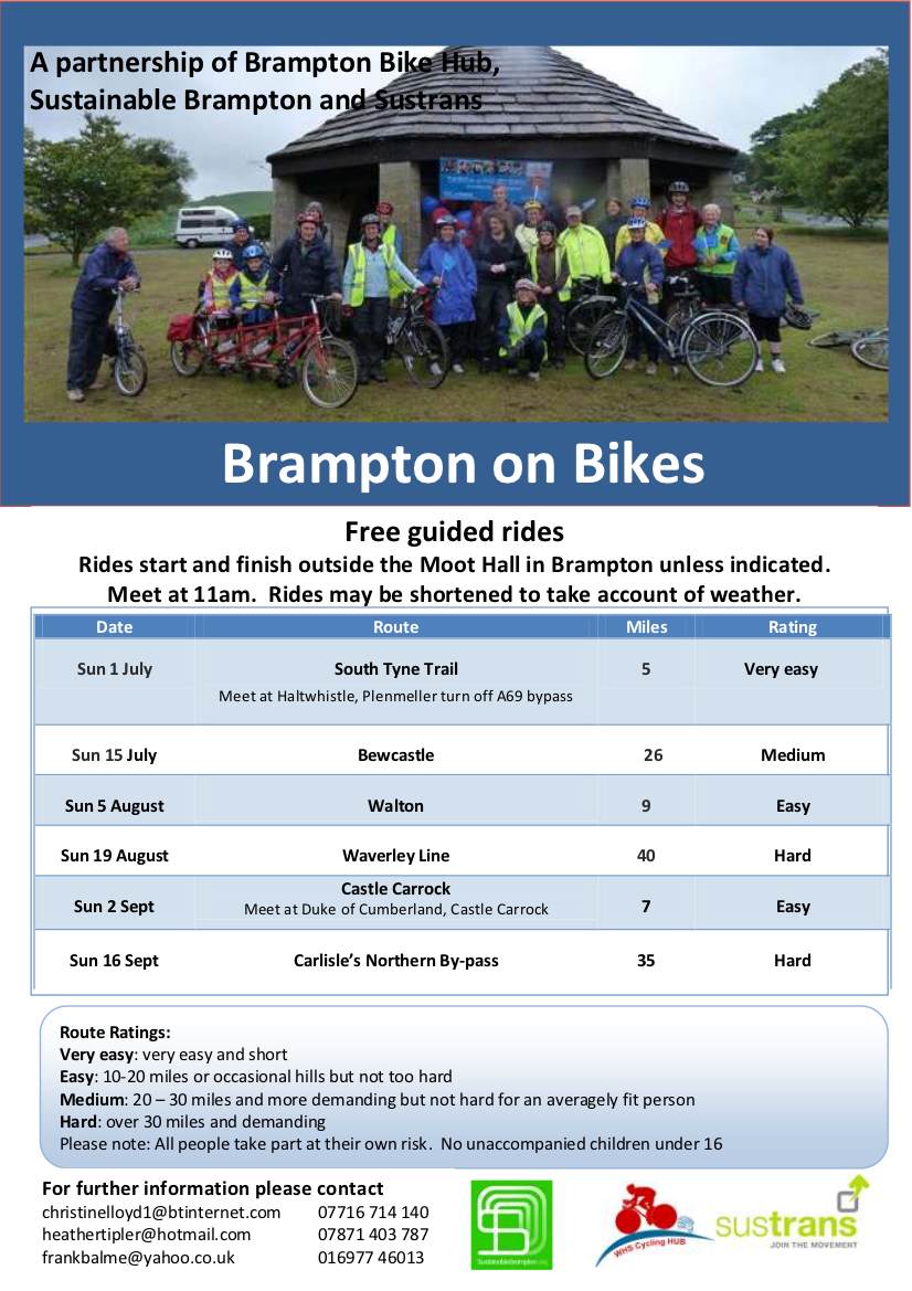 Br on Bikes Flyer July - Sept 12